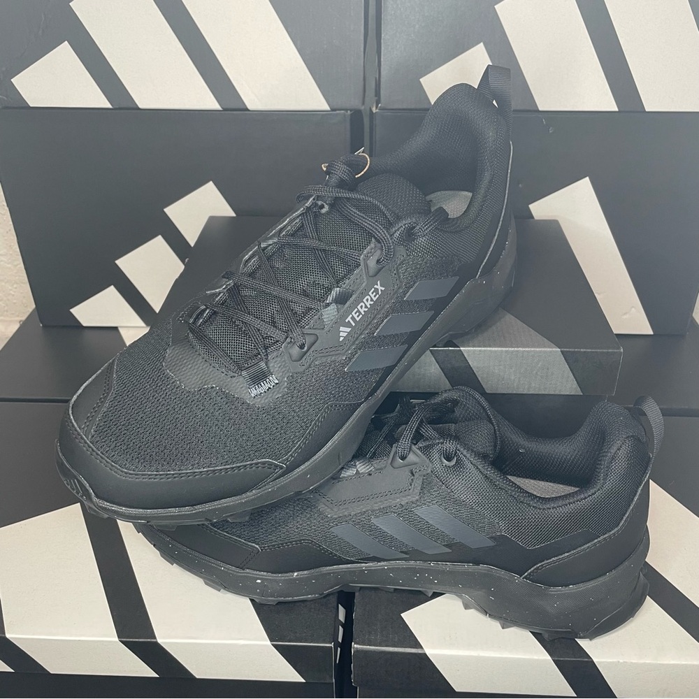 Adidas Terrex AX4 Core Black Carbon Grey Hiking Sneakers HP7388 Men's Size 12